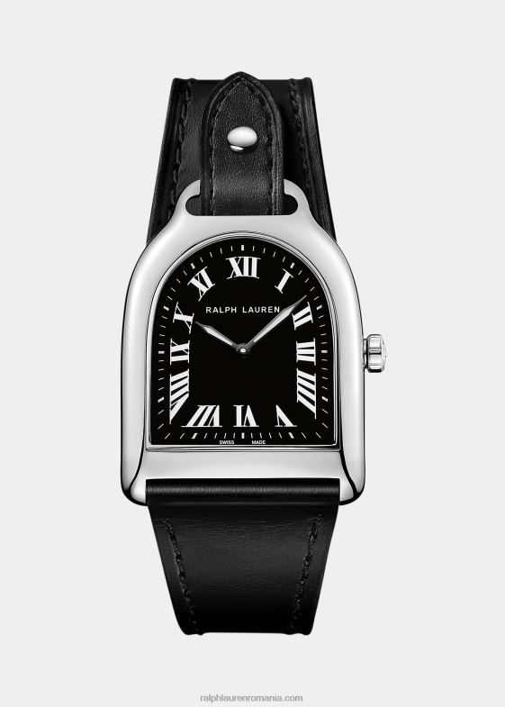 cadran negru femei Ralph Lauren oțel mic 046882845
