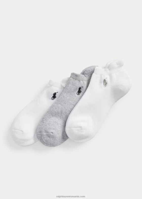 cărbune femei Ralph Lauren șosete cu perne la gleznă pachet de 3 046885496