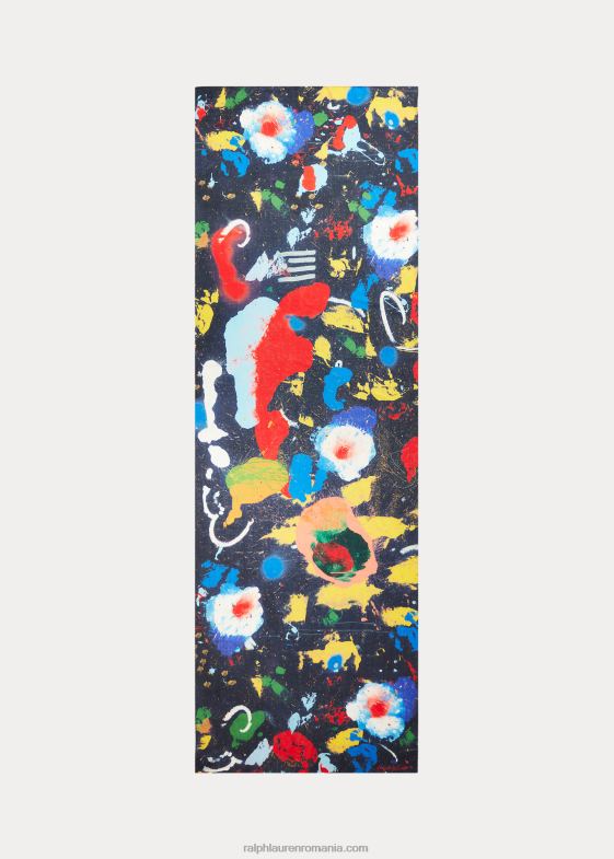 lux navy multi femei Ralph Lauren eșarfă pashmina imprimată 046885481
