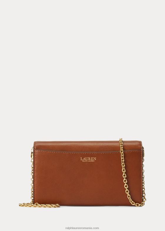 bronzat femei Ralph Lauren crossbody adair mediu din piele 046885397