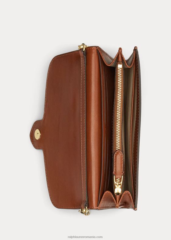 bronzat femei Ralph Lauren crossbody adair mediu din piele 046885397
