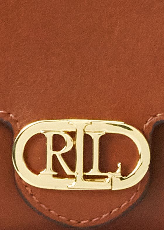 bronzat femei Ralph Lauren crossbody adair mediu din piele 046885397