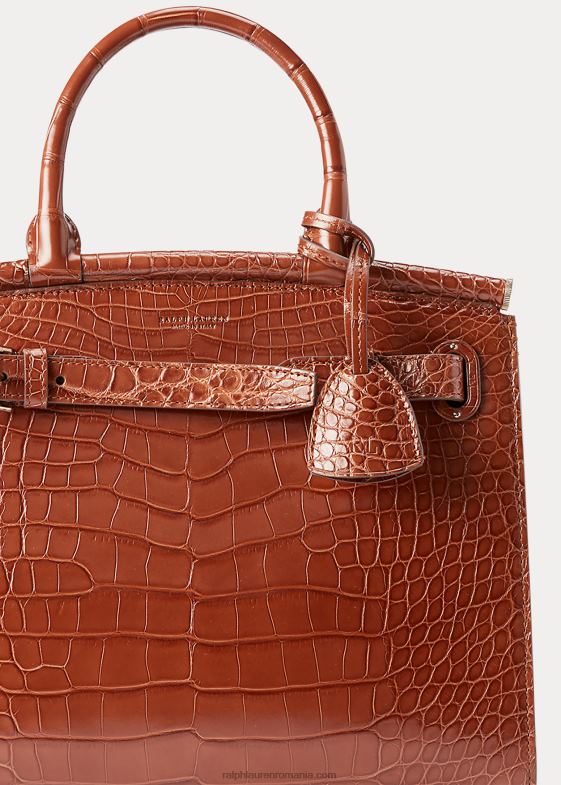 Miere femei Ralph Lauren geantă de mână aligator medium rl50 046885291