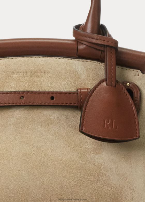 nisip femei Ralph Lauren geanta de mana mini rl50 din piele intoarsa de vitel 046885146