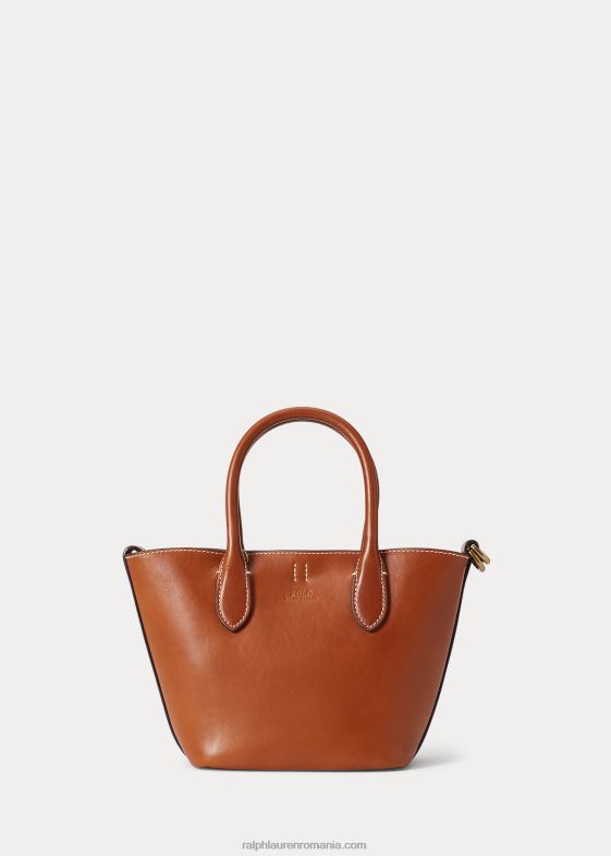 cuoio femei Ralph Lauren geanta mini bellport din piele 046885205