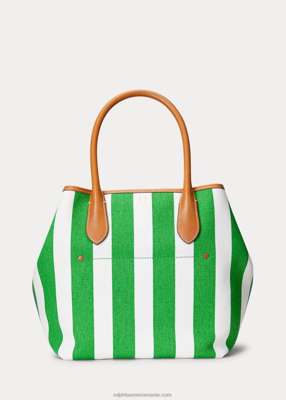 vesnic verde/galben de pește soare femei Ralph Lauren toc tip bellport mediu de pânză reversibil 046885195