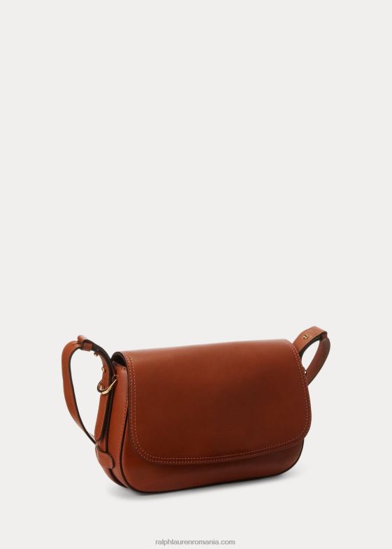 bronzat femei Ralph Lauren geantă mică de umăr Maddy din piele 046885156