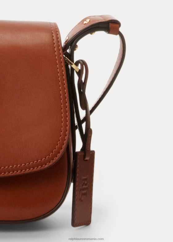 bronzat femei Ralph Lauren geantă mică de umăr Maddy din piele 046885156