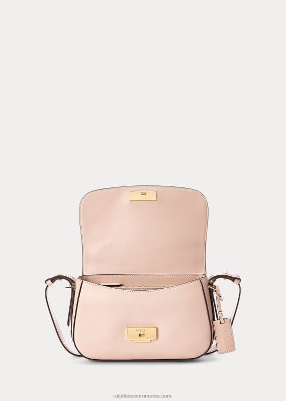 roz deschis femei Ralph Lauren geantă mică de umăr Maddy din piele 046885155