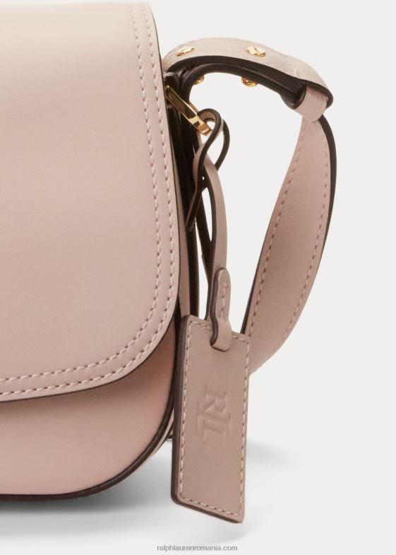 roz deschis femei Ralph Lauren geantă mică de umăr Maddy din piele 046885155