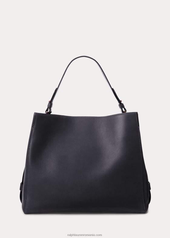 marina rafinată femei Ralph Lauren ghiozdan mediu peyton din piele 046885410