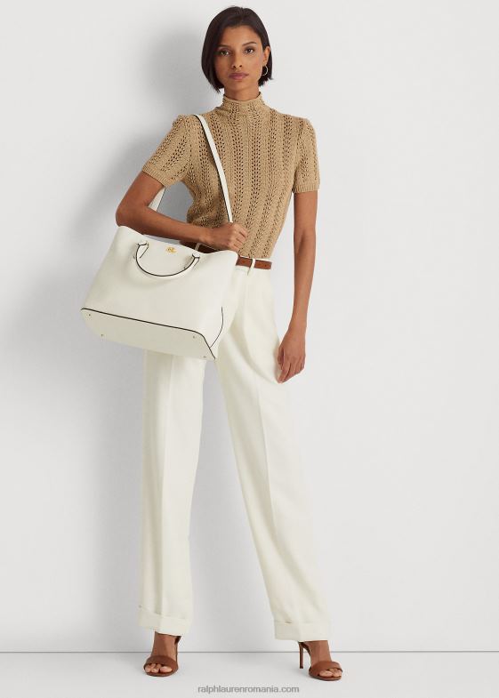 vanilie femei Ralph Lauren ghiozdan mare din piele 046885362