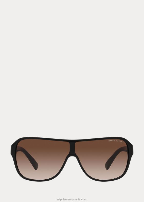 negru femei Ralph Lauren ochelari de soare rl dillon 046885579