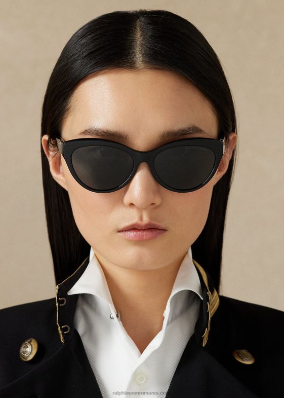 negru femei Ralph Lauren rl betty ochelari de soare 046889752