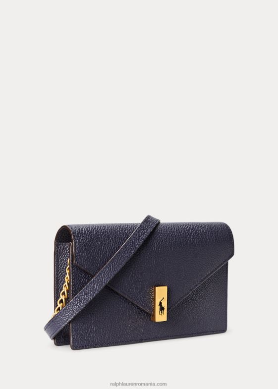 marina de la miezul nopții femei Ralph Lauren portofel și geantă cu lanț din piele polo id 046885171