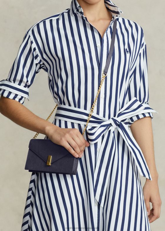 marina de la miezul nopții femei Ralph Lauren portofel și geantă cu lanț din piele polo id 046885171