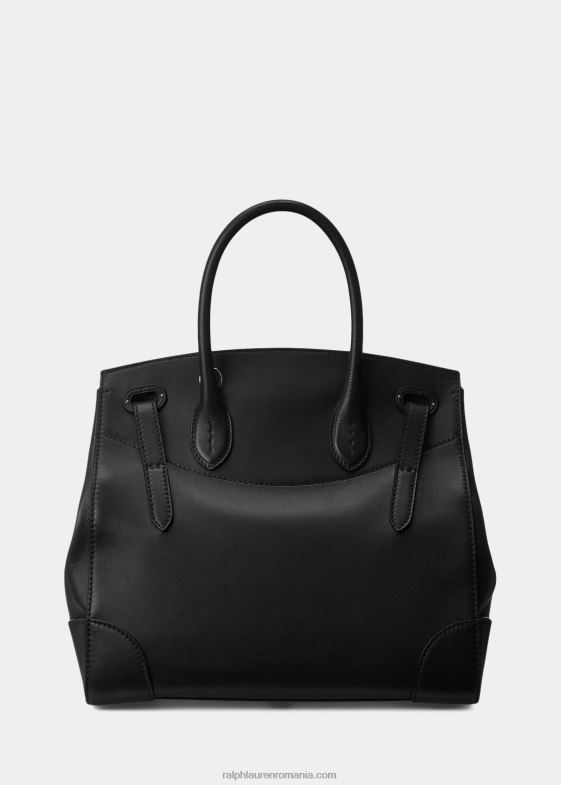 negru femei Ralph Lauren piele nappa moale Ricky 33 046885313