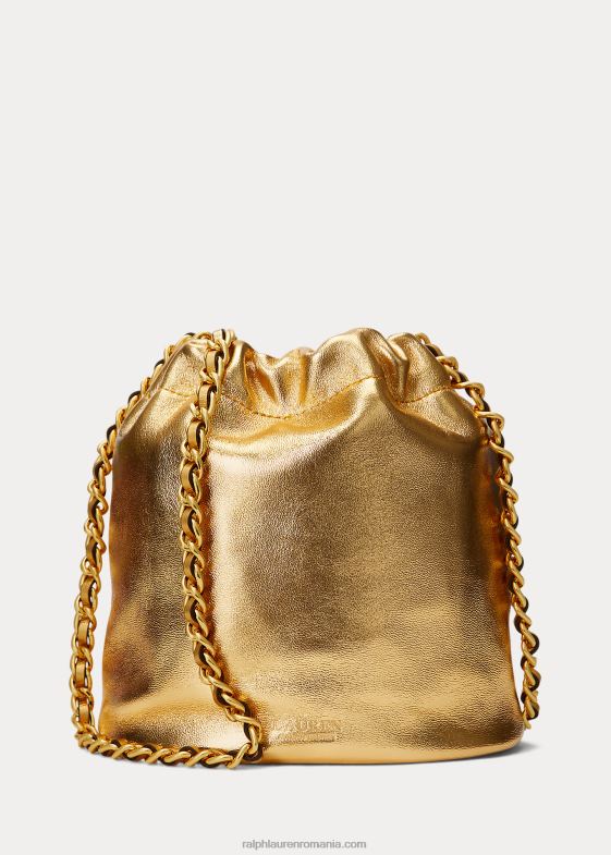 aur modern femei Ralph Lauren geantă medie Emmy din piele nappa 046885372