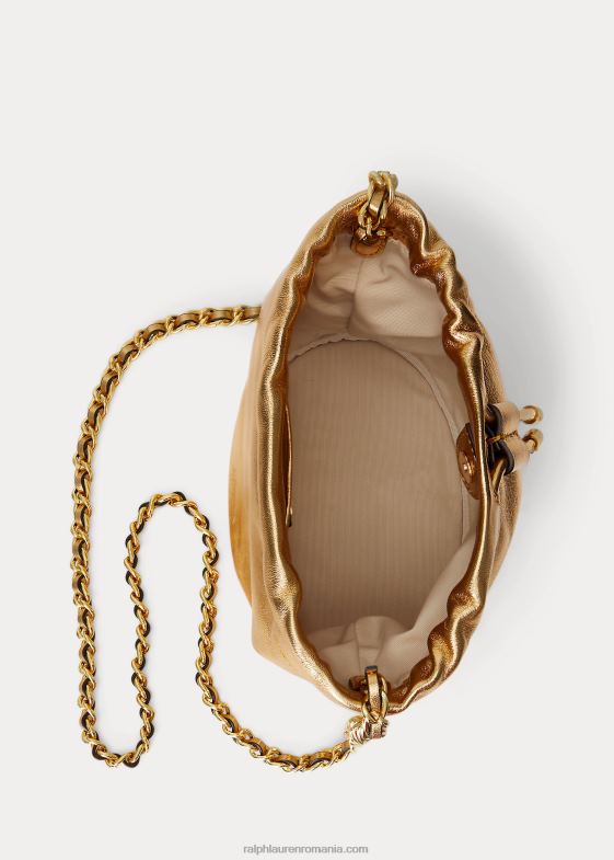aur modern femei Ralph Lauren geantă medie Emmy din piele nappa 046885372