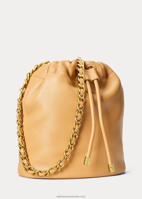 piele de bivol femei Ralph Lauren geantă medie Emmy din piele nappa 046885371