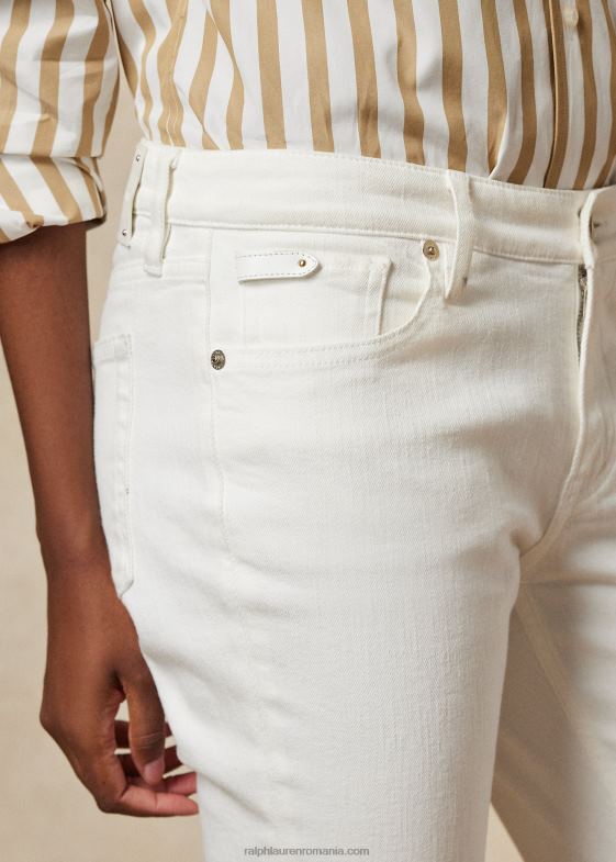 alb clătit femei Ralph Lauren blugi slim 160 046889354