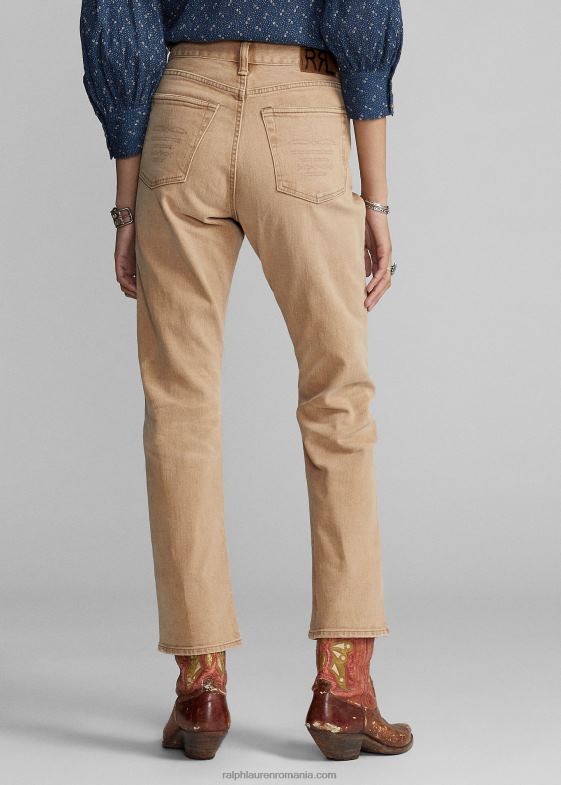 bronzat femei Ralph Lauren blugi vintage cizme bronz 046883626