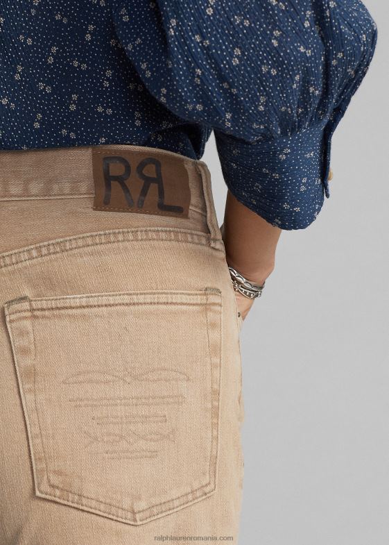 bronzat femei Ralph Lauren blugi vintage cizme bronz 046883626