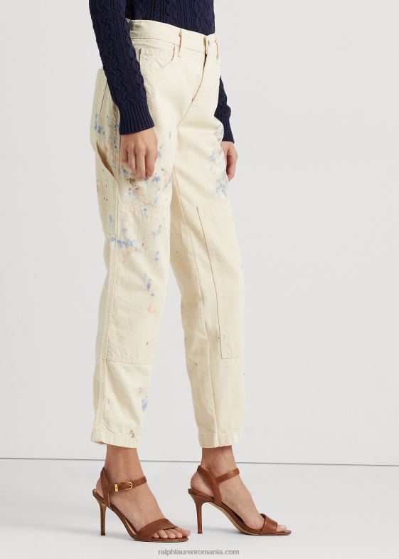 cremă de spălat femei Ralph Lauren blugi de dulgher din denim cu vopsea 046884039