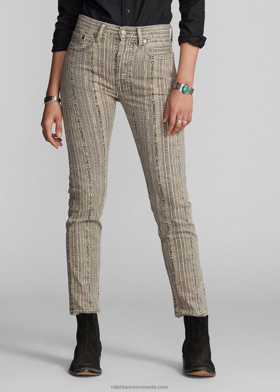 natural femei Ralph Lauren blugi natural vintage cu ajustare dreaptă 046883630