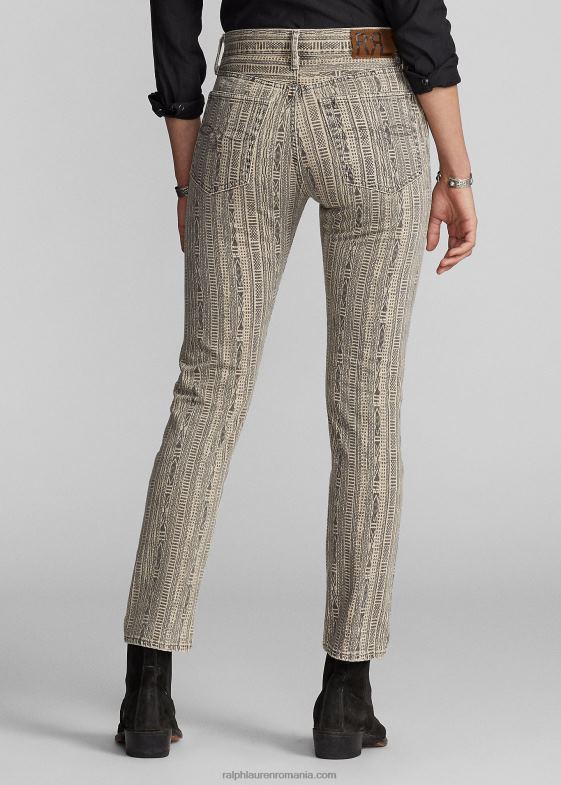 natural femei Ralph Lauren blugi natural vintage cu ajustare dreaptă 046883630