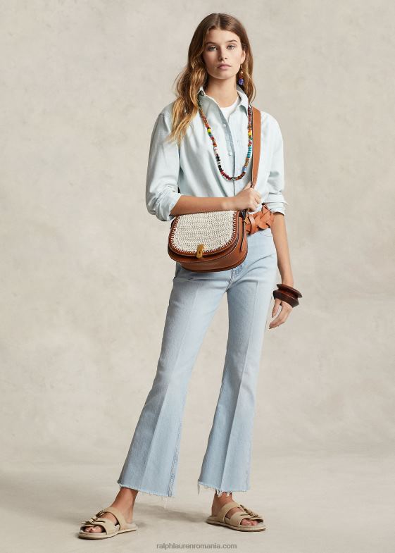 neevan wash femei Ralph Lauren blugi Sharona crop flare 046889169