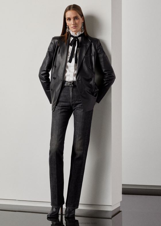 negru frisian femei Ralph Lauren blugi bootcut relaxați kaida 046889329