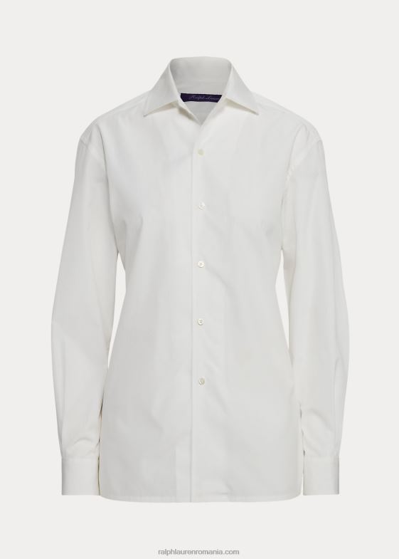 alb femei Ralph Lauren cămașă capri din bumbac 046883436
