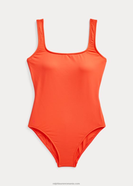 a inflori femei Ralph Lauren costum de baie scoopback dintr-o bucată 046883307