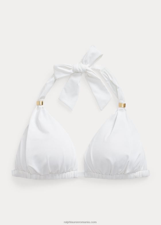 alb femei Ralph Lauren top de bikini cu halter 046884210