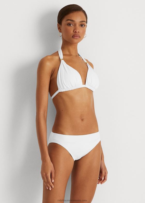 alb femei Ralph Lauren top de bikini cu halter 046884210