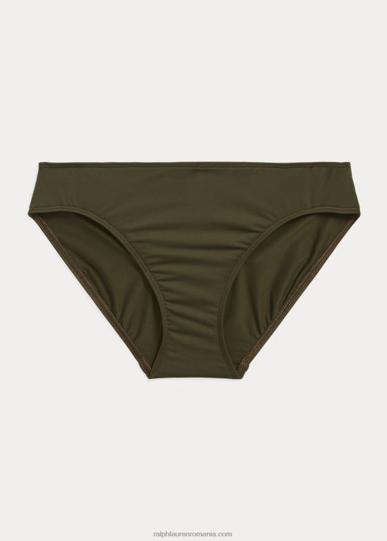 măsline femei Ralph Lauren fund de bikini hipster solid 046884146