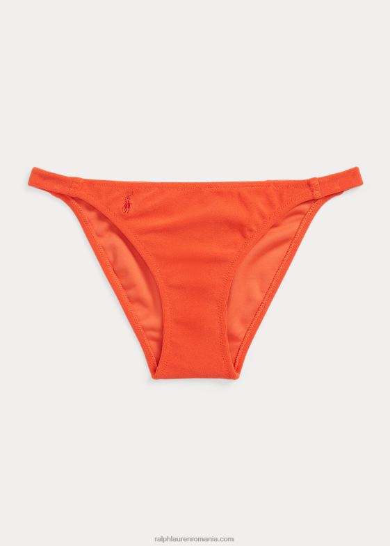 mac femei Ralph Lauren fund de bikini hipster cu panou lateral 046883237
