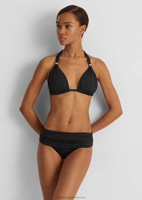 negru femei Ralph Lauren fund de bikini hipster 046884216