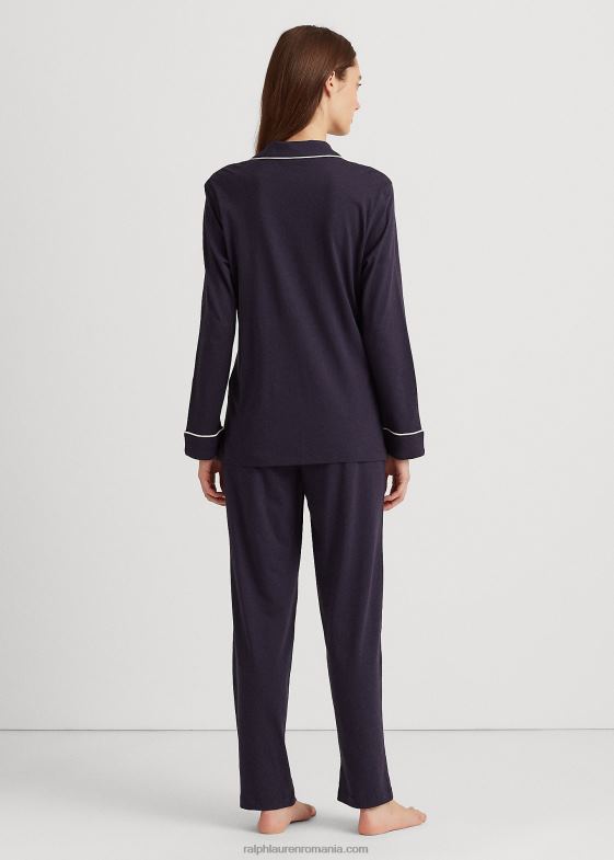 marina Windsor femei Ralph Lauren set de pijamale din jerseu de bumbac 046884270