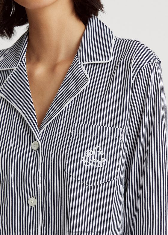 marina femei Ralph Lauren cămașă de dormit din bumbac 046884243