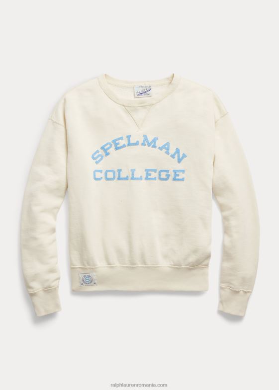 crema de ghidare femei Ralph Lauren hanorac cu logo-ul colecției spelman 046883315