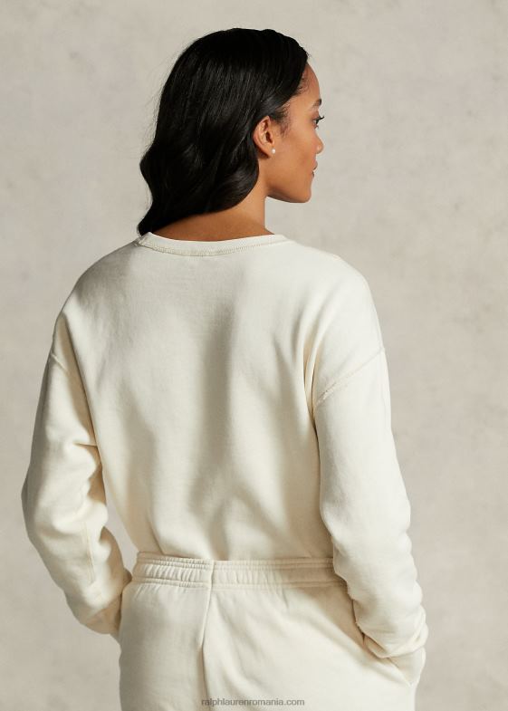 crema de ghidare femei Ralph Lauren hanorac cu logo-ul colecției spelman 046883315