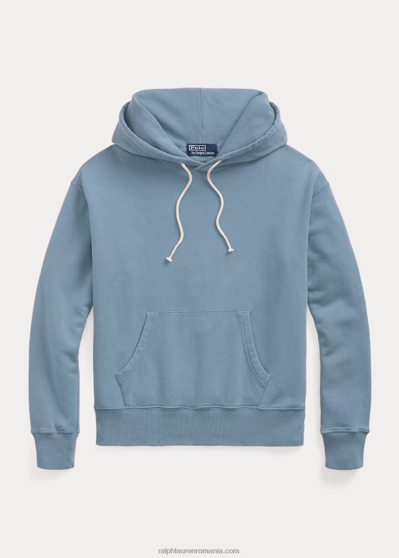 indigo femei Ralph Lauren hanorac din bumbac organic 046883188