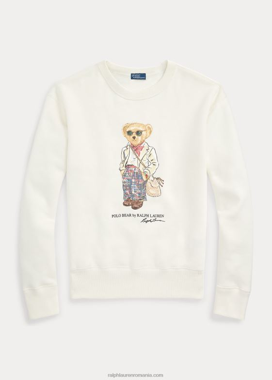 nevis femei Ralph Lauren hanorac polo urs fleece cu gât crew 046883192