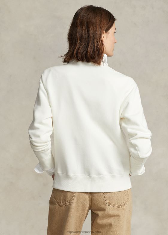 nevis femei Ralph Lauren hanorac polo urs fleece cu gât crew 046883192