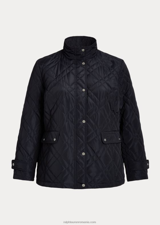 bleumarin inchis femei Ralph Lauren geacă matlasată cu gât 046884707