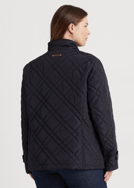 bleumarin inchis femei Ralph Lauren geacă matlasată cu gât 046884707