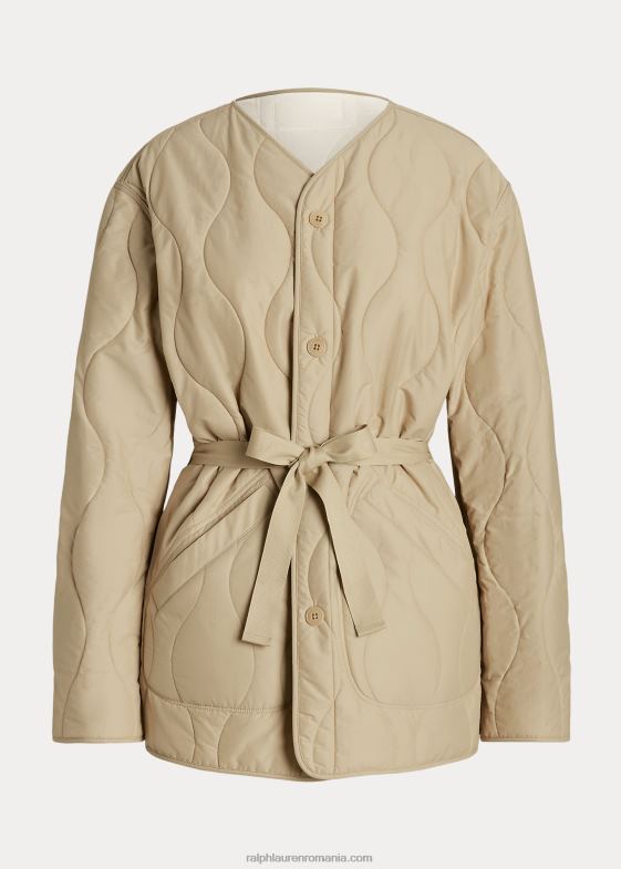 crema dune bronz/marscapone femei Ralph Lauren geacă matlasată reversibilă ripstop 046883193