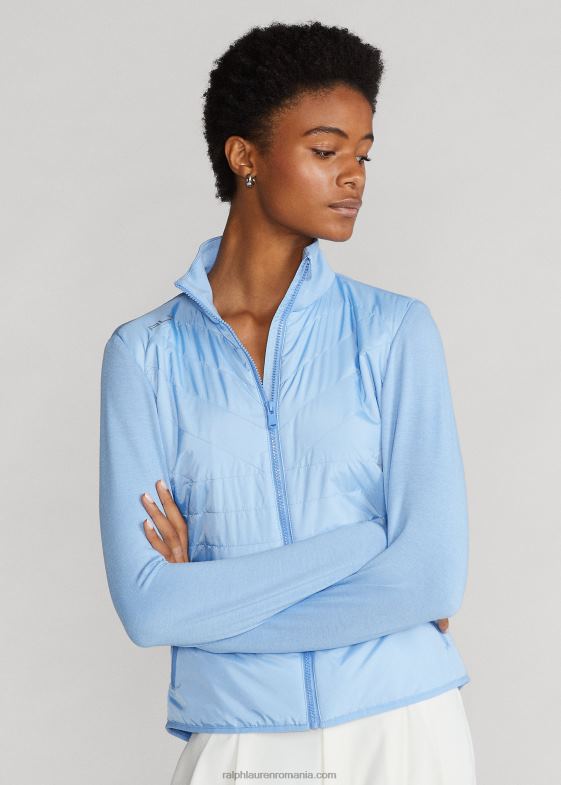 femei Ralph Lauren geaca hibrid matlasata cu fermoar 046889499